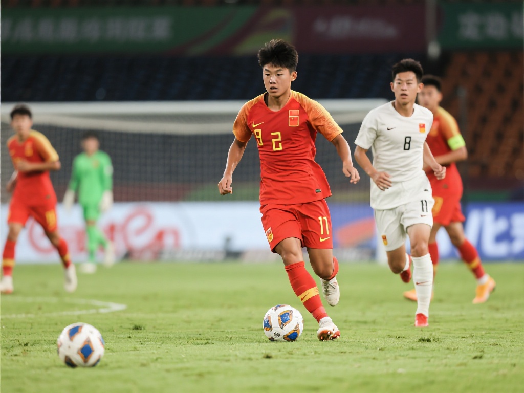 pg娱乐官网-熊猫杯-蒯纪闻险些破门 中国U22男足战平对手